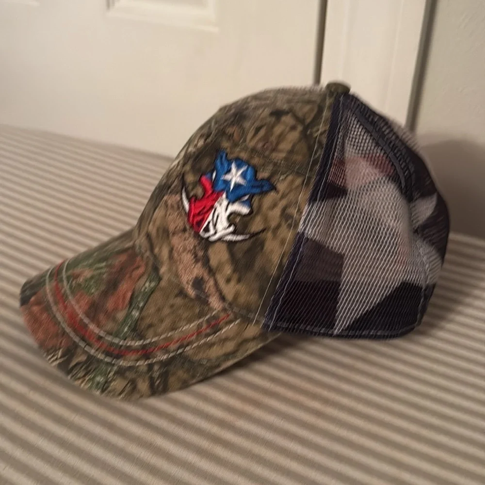 Outdoors/USA Print Snap Back Cap/Hat OS